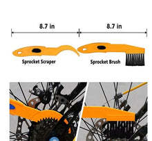 Load image into Gallery viewer, 9 Pack in 1 Bicycle Cleaning Tool Kits Chain Brushes Road / MTB Bike Cleaning Sets