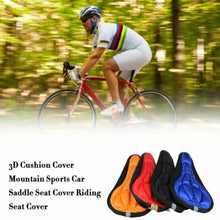 Load image into Gallery viewer, Shock-Absorbing Breathable 3D Bicycle Seat Cushion – Comfortable Fit for Road & Mountain Bikes