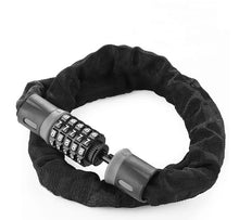 Load image into Gallery viewer, Bike Lock, 5-Digit Anti Theft Password Bicycle Lock, 1.2M Bike or Motorcycle Chain Lock