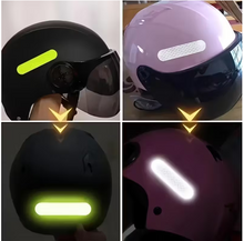 Load image into Gallery viewer, High‑visibility 20‑piece reflective rim & bike body sticker set – self‑adhesive, waterproof decal tape designed to boost night‑time visibility and cycling safety.