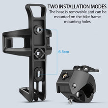 Load image into Gallery viewer, Universal 360° Swivel Water Bottle Cage for Bicycle – Black Edition