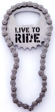 Load image into Gallery viewer, Cyclist‑Inspired Bike Chain Bottle Opener – Unique Gift for Riders