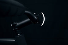 Load image into Gallery viewer, Premium Bookman Curve Front Bike Light – Black | Rechargeable USB-C Bicycle Light