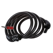 Load image into Gallery viewer, Anti‑Theft Spiral Cable Combination Lock for Bicycle & Motorcycle