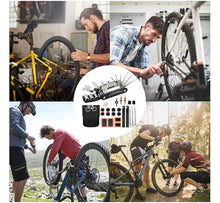 Load image into Gallery viewer, Bike Repair Tool Kits -Tire Puncture Repair Kit, Bike Multi-function Tool Kit With Portable Bike Bag