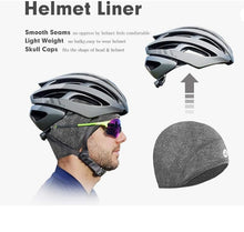 Load image into Gallery viewer, Lightweight Thermal Skull Cap with Ear Covers – Moisture‑Wicking Helmet Liner for Cold Weather Riding