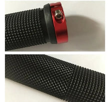Load image into Gallery viewer, Comfort Rubber Handlebar Grips with Alloy Locking Rings – Universal 22.2 mm Fit