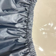 Load image into Gallery viewer, Mobility scooter rain cover elastic hem, featuring tightly stitched elastic that helps secure the cover firmly in windy or wet conditions.