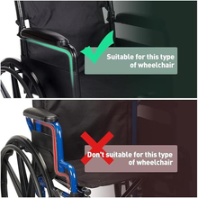 Load image into Gallery viewer, Non-slip wheelchair seat cushion with back and coccyx support.