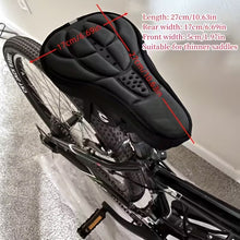 Load image into Gallery viewer, Shock-Absorbing Breathable 3D Bicycle Seat Cushion – Comfortable Fit for Road & Mountain Bikes