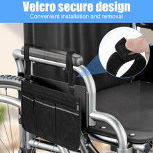 Load image into Gallery viewer, Mobility scooter accessory bag with adjustable straps and built-in cup holder for everyday use