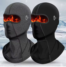 Load image into Gallery viewer, Winter Warm Cycling Cap – Windproof Thermal Balaclava & Head-Cover for Men (Bike & Motorcycle) – Black