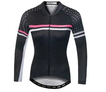 Load image into Gallery viewer, Women’s bike jersey by CushBike – soft, high‑elasticity ice silk & mesh fabric, fitted cycling top with advanced moisture‑wicking technology