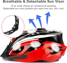 Load image into Gallery viewer, Rear dial fit system detail on adult cycling helmet 58-62 cm