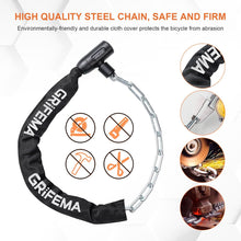 Load image into Gallery viewer, Durable and reliable bike lock for outdoor and urban cycling, includes two keys for convenience.