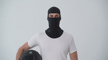 Load and play video in Gallery viewer, Winter Warm Cycling Cap – Windproof Thermal Balaclava & Head-Cover for Men (Bike & Motorcycle) – Black