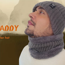 Load and play video in Gallery viewer, Bike Lovers Winter Knit Hat with Detachable Ear Flaps – Warm Beanie & Neckwarmer for Cyclists