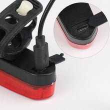 Load image into Gallery viewer, USB Rechargeable Bicycle Light Rear Light Back Light Waterproof