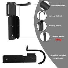 Load image into Gallery viewer, Cushbike Bike Rack Garage Wall Mount High Quality Bicycle Swivel Parking Rack Swing 360 Degrees Vertical Bike Hanger Hook