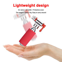 Load image into Gallery viewer, Cushbike Alloy Bike Tire Air CO2 Mini Pump CO2 Inflator Head With Insulated Sleeve Set for Road and Mountain Bikes