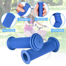Load image into Gallery viewer, “TPR kids bike handlebar grips, solid colour (black, blue, green, pink, purple), non-slip and universal fit for children’s bikes and balance bikes