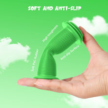 Load image into Gallery viewer, “TPR kids bike handlebar grips, solid colour (black, blue, green, pink, purple), non-slip and universal fit for children’s bikes and balance bikes