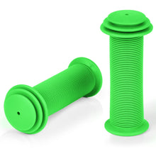 Load image into Gallery viewer, “TPR kids bike handlebar grips, solid colour (black, blue, green, pink, purple), non-slip and universal fit for children’s bikes and balance bikes