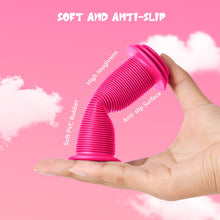 Load image into Gallery viewer, TPR kids bike handlebar grips, solid colour (black, blue, green, pink, purple), non-slip and universal fit for children’s bikes and balance bikes