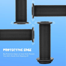 Load image into Gallery viewer, Colour-solid kids’ bike handle grips — soft rubber, anti-slip surface, shock-absorbing end plugs, fits 22 mm bars