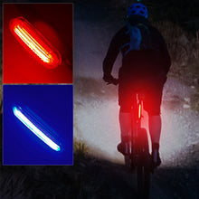 Load image into Gallery viewer, Bicycle rear light with USB charging, waterproof design, 180° visibility, perfect for night safety.