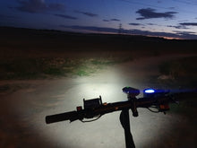 Load image into Gallery viewer, Flare Recon LED waterproof bike light and power bank by Cushbike for long rides and cycling visibility.