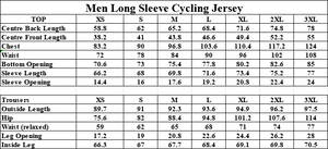 Winter wear fleece Mens bike wear- Black jersey (Top and Tights) for cycling