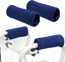 Load image into Gallery viewer, 2 Pack Walker Handle Cushions – Padded Grip Covers for Rollator, Walker &amp; Wheelchair
