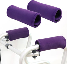 Load image into Gallery viewer, 2 Pack Walker Handle Cushions – Padded Grip Covers for Rollator, Walker &amp; Wheelchair
