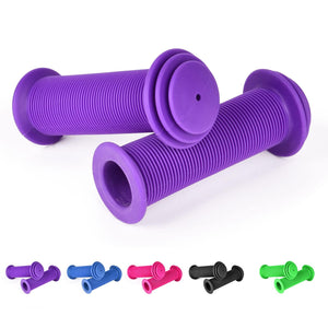 Kids Bike Handlebar Grips, Solid Color Children's Bike Handlebars