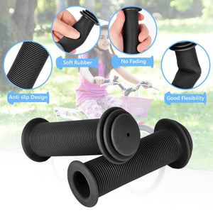 Kids Bike Handlebar Grips, Solid Color Children's Bike Handlebars
