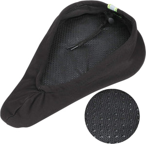 Bike Seat Cushion Cover - Gel Cushion for Extra Comfort - Suitable for Bicycle, Road Bike, Mountain Bike - Indoor, Outdoor, Exercise