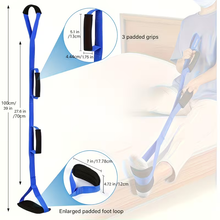 Load image into Gallery viewer, Foot ring loop detail of rigid leg lifting aid
