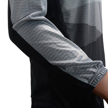 Load image into Gallery viewer, CushBike men’s black cycling jersey top – sleek design, short‑sleeve performance fit for mountain or road biking
