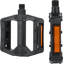 Load image into Gallery viewer, Bicycle Pedals,Mountain Bike Pedals,Bike Pedals,Bicycle Pedals with Reflectors,9/16-inch Bearing Platform Pedals
