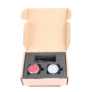 Super Bright COB USB Rechargeable Bicycle Front Lights and Warn Tail Light Set Waterproof IPX4