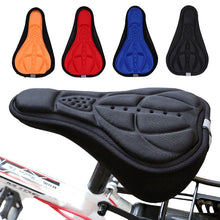 Load image into Gallery viewer, Shock-Absorbing Breathable 3D Bicycle Seat Cushion – Comfortable Fit for Road &amp; Mountain Bikes
