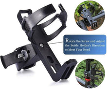 Load image into Gallery viewer, Bike Water Bottle Cage 360 Degree Rotation Bottle Holder Lightweight Drink Holder (Black 1 PCS)
