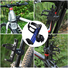 Load image into Gallery viewer, Bike Water Bottle Cage 360 Degree Rotation Bottle Holder Lightweight Drink Holder (Black 1 PCS)

