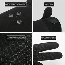 Load image into Gallery viewer, Unisex Windproof Bike Gloves for Winter – Waterproof, Thermal, Touch‑Screen

