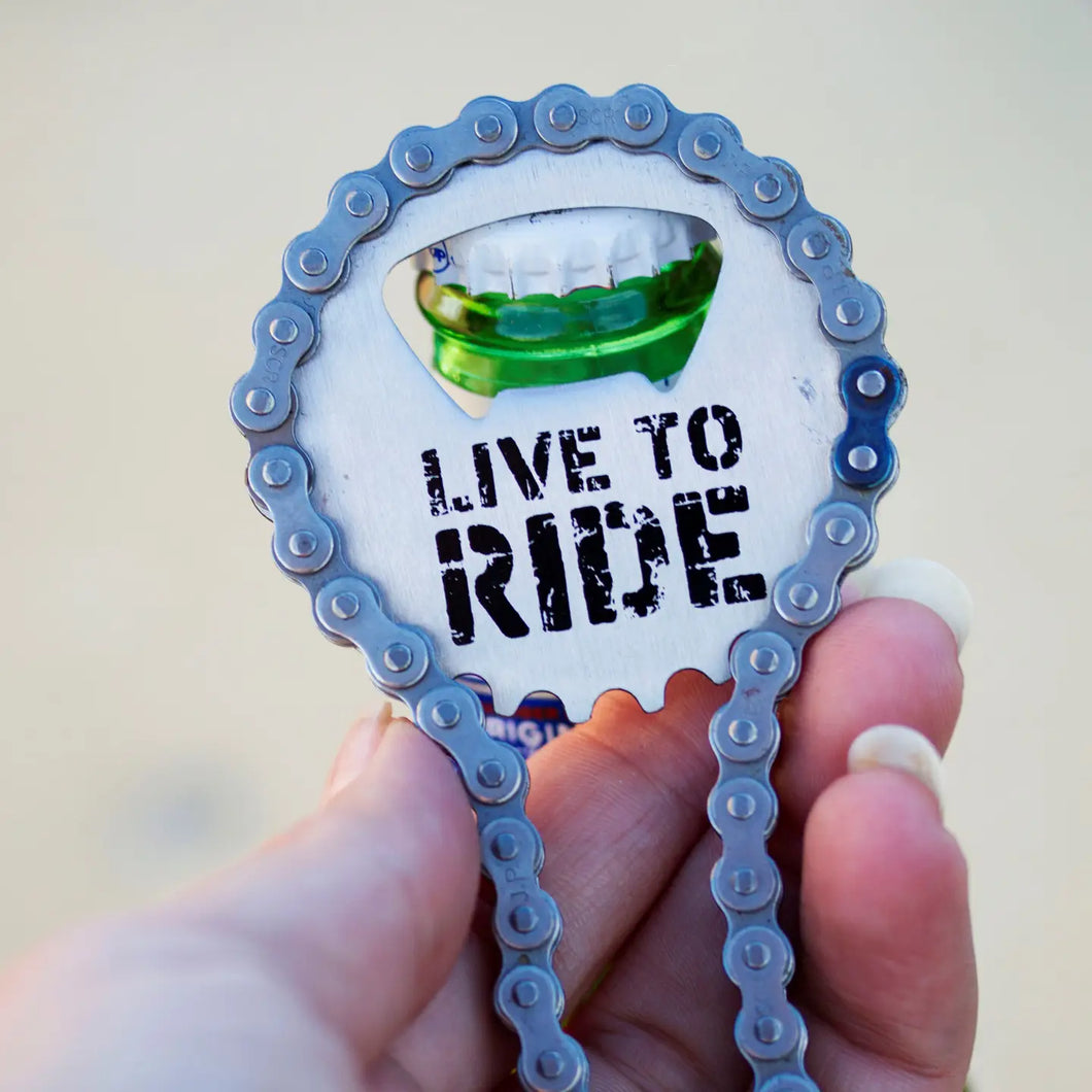 Cyclist‑Inspired Bike Chain Bottle Opener – Unique Gift for Riders