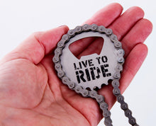 Load image into Gallery viewer, Cyclist‑Inspired Bike Chain Bottle Opener – Unique Gift for Riders
