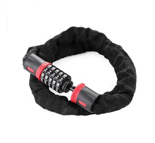 Load image into Gallery viewer, Anti‑theft bicycle chain lock 1.2 metre, five‑digit password, steel + ABS materials
