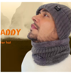 Bike Lovers Winter Knit Hat with Detachable Ear Flaps – Warm Beanie & Neckwarmer for Cyclists