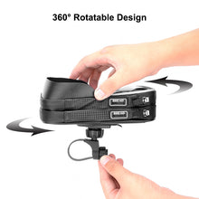 Load image into Gallery viewer, Universal Cycling Phone Holder – 360° Rotation, Waterproof Zip, Dual‑Pocket Design
